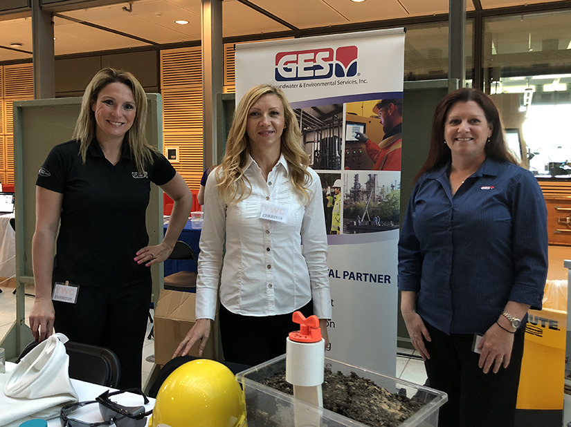GES' Melissa Boynton, Milena Cunningham, and Jaime Wuelfing