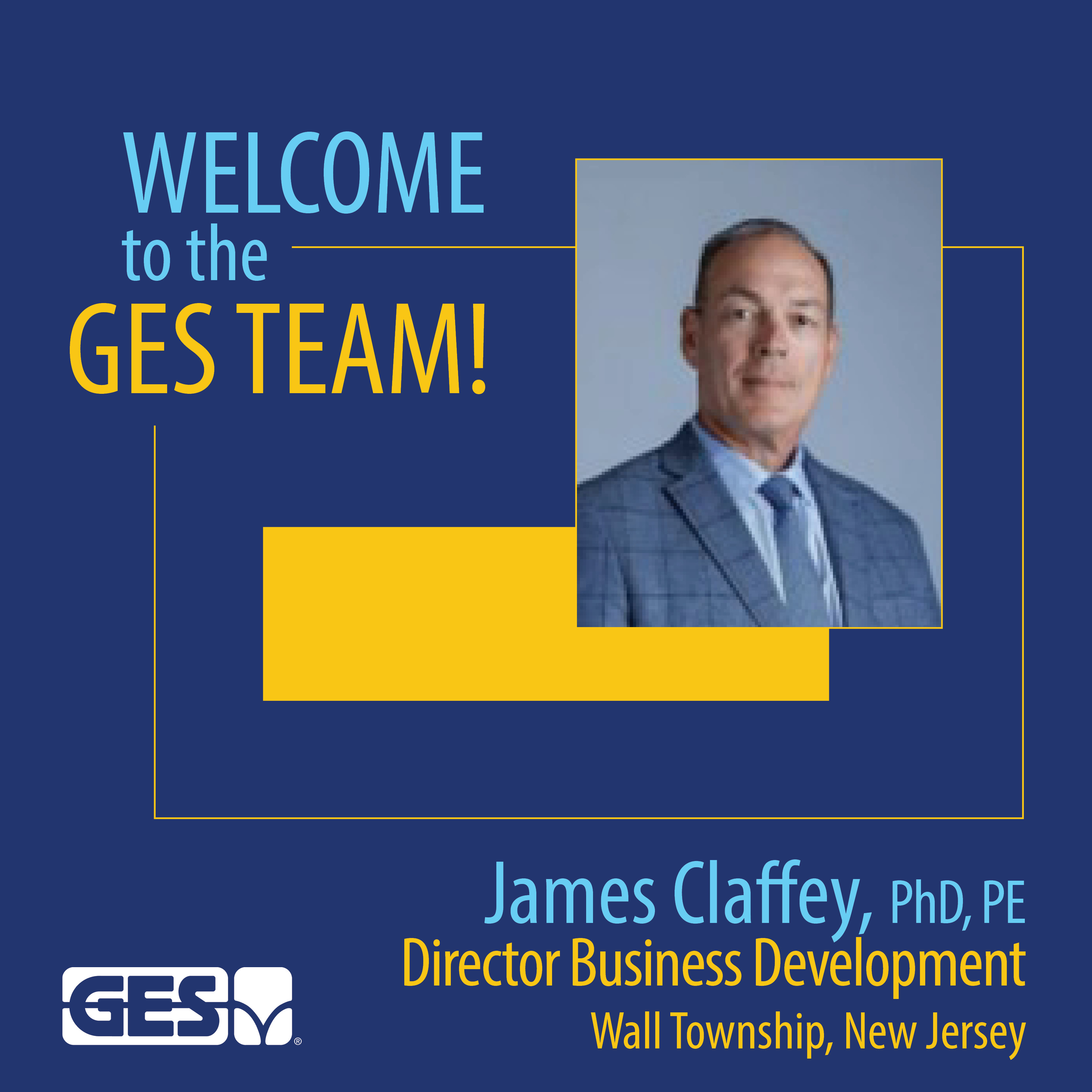 Welcome James Claffey