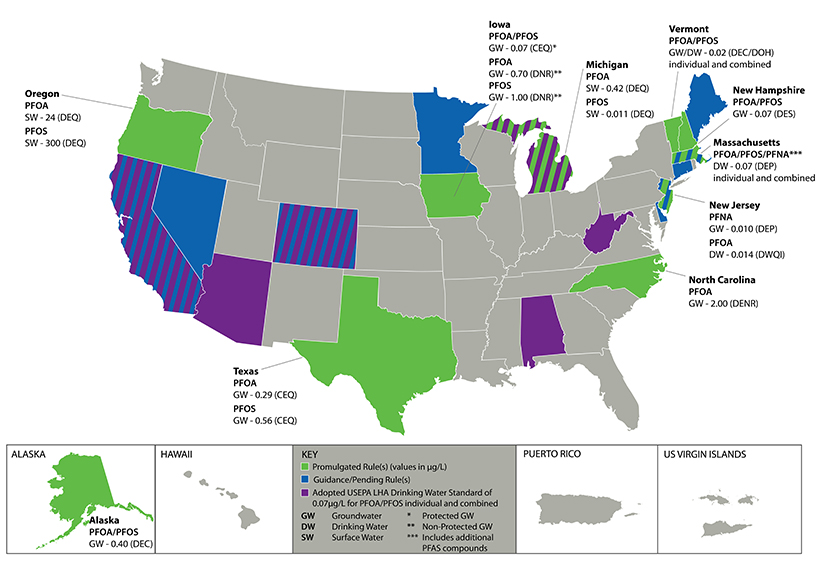 Pfas Map Usa