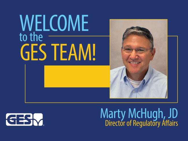 GES Welcomes Marty McHugh, JD